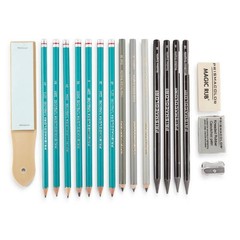 Premier 18pk Graphite Drawing Set: Sketch & Drawing Pencils, Presharpened