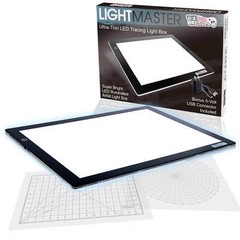 Lightmaster 12″ x 17″ A3 Light Box 12V Ultra-Thin Profile 110V AC Power Adapter