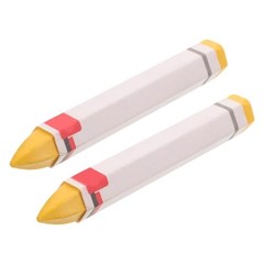 2pcs Car Tire Marker Pens Tire Marking Pens Fine Tip Yellow Grease Pencil