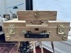 French Style Portable Tripod Wooden Artist Easel