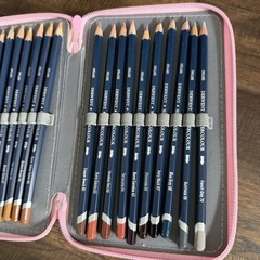 Derwent Watercolor Pencil Set of 72 England Pink Case 2 Lyra Rembrandt Splender