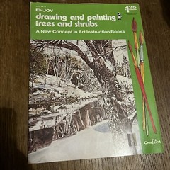 Drawing and Painting Trees and Shrubs Instruction book by Craftint -Vintage Rare