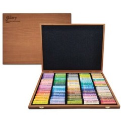 Mungyo Gallery Artist Soft Oil Pastels MOPV-120W 120 assorted colors Wooden Case
