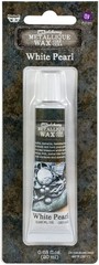 Finnabair Art Alchemy Metallique Wax .68 Fluid Ounce White Pearl