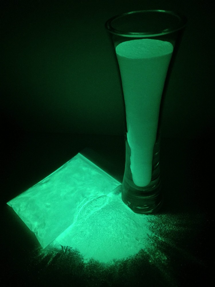 Glow in the Dark Pigment Powder GREEN 100g Super Grade Strontium Aluminate