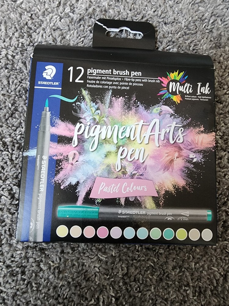 Staedtler Pigment Brush Pen Multi Ink, MULTIPLE STYLES