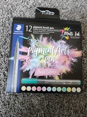 Staedtler Pigment Brush Pen Multi Ink, MULTIPLE STYLES