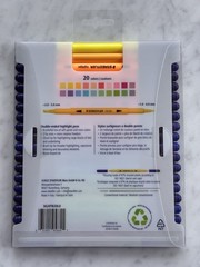 Staedtler 20-Pack Double-Ended Highlight Pens NEW in Pouch!