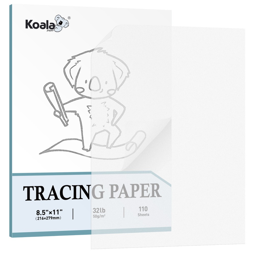 Lot 110-550 Sheets Koala Trace Paper for Drawing Sewing Craft 8.5×11 Translucent