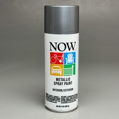 NOW (6 PACK) Metallic Enamel Spray Paint 9oz Interior/ Exterior