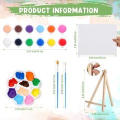 Qilery 24 Set 8 x 10 Inch 8″ X 10″, Vibrant colors, 12 different colors