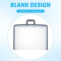 1 Pack 11 x 17 Art Portfolios, Expanding File Organizer with 13 Pocket for Ar…