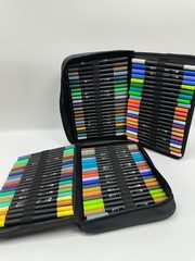 Dual Brush Markers Pens, 168 Colors Dual Tip(Fineliner & Brush) Art Markers, …