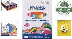 Bright Construction Paper, 500 Sheets, Perfect for School Projects and Art