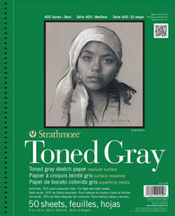 400 Series 9-Inch X 12-Inch Toned Paper Sketch Pad, 50 Sheets/Pad (60681)