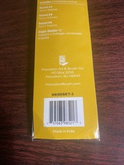 Princeton Snap White Synthetic Paint Brush Set for Acrylic and Watercolor 4