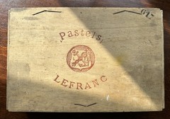 Antique Artists Lefranc Paris “Superfine Pastels” Wooden Box Set Colours 🖍️