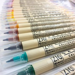 Kuretake MS340048 Memory System Calligraphy Dual Tip Marker Set