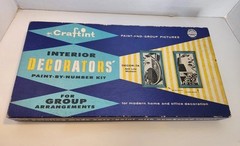 Craftint Paint By Number Set 7A Still Life Modern 2 Unused Canvases & Paint