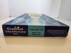 Craftint Paint By Number Set 7A Still Life Modern 2 Unused Canvases & Paint