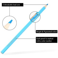 36 Watercolor Pencils Set Water Soluble Artist Drawing Pencils Adult Coloring