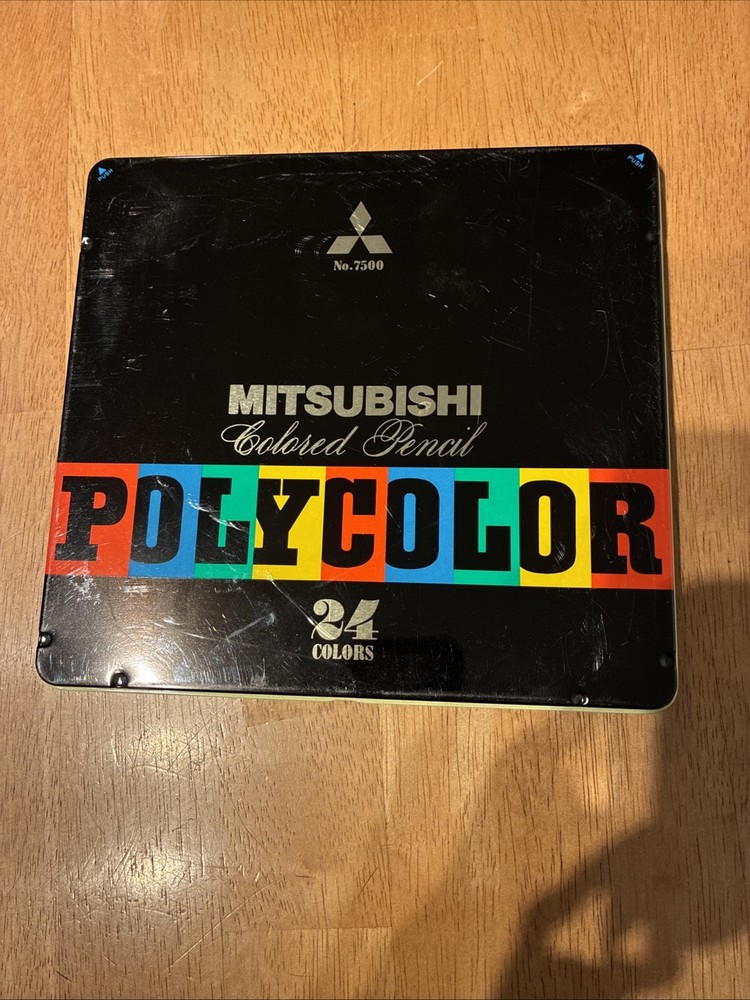 Mitsubishi Poly color Coloring Pencil No. 7500 24 Colors