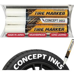 Tire Marker Pens, White Waterproof Paint Markers For Car Tire Lettering, Made…
