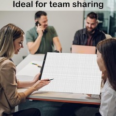 Large Engineering Graph Paper Pad 22”X17” Landscape 4″ X 4″Grid Pad Giant Draf