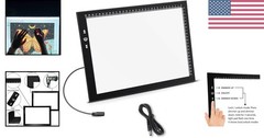 Portable A4 Light Box with 7000 Lux Brightness – Perfect for Drawing & Animation