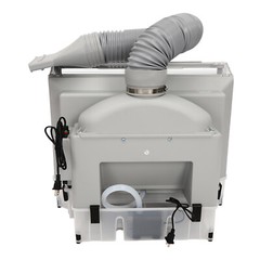 LED Airbrush Spray Booth Portable Airbrush Paint Spray Booth Hobby w/Dual Filter
