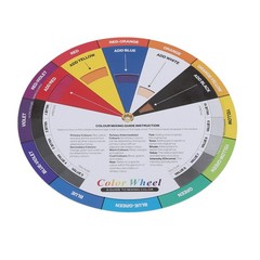 13cm Diameter Tattoo Color Wheel Chart Prevent Discoloration Tattoo Pigment Mixi