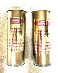 VENUS BRONZE POWDER LIGHT PALE GOLD LINING NO. 90 TWO 1OZ TUBES