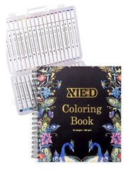 36 Colors Alcohol Markers & Coloring Book for Adults to Relax and Relieve Anx