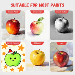5×7 Small Canvas Boards Pack of 42 Pre Primed Cotton Panels for Painting