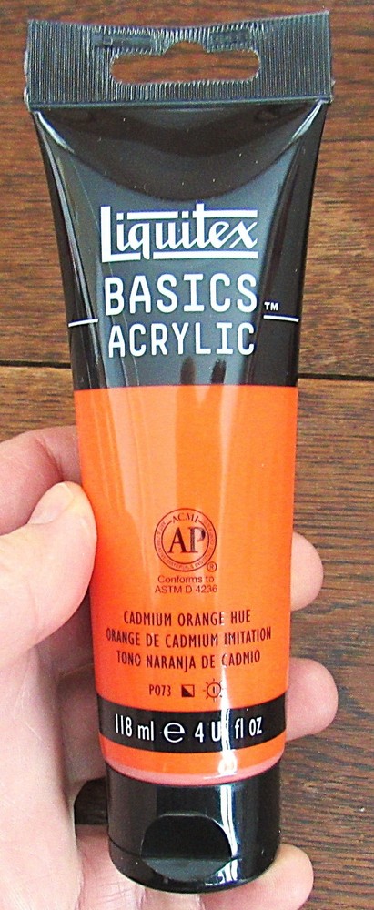 Liquitex Basics Acrylic Cadmium Orange Hue 4 oz 1046720