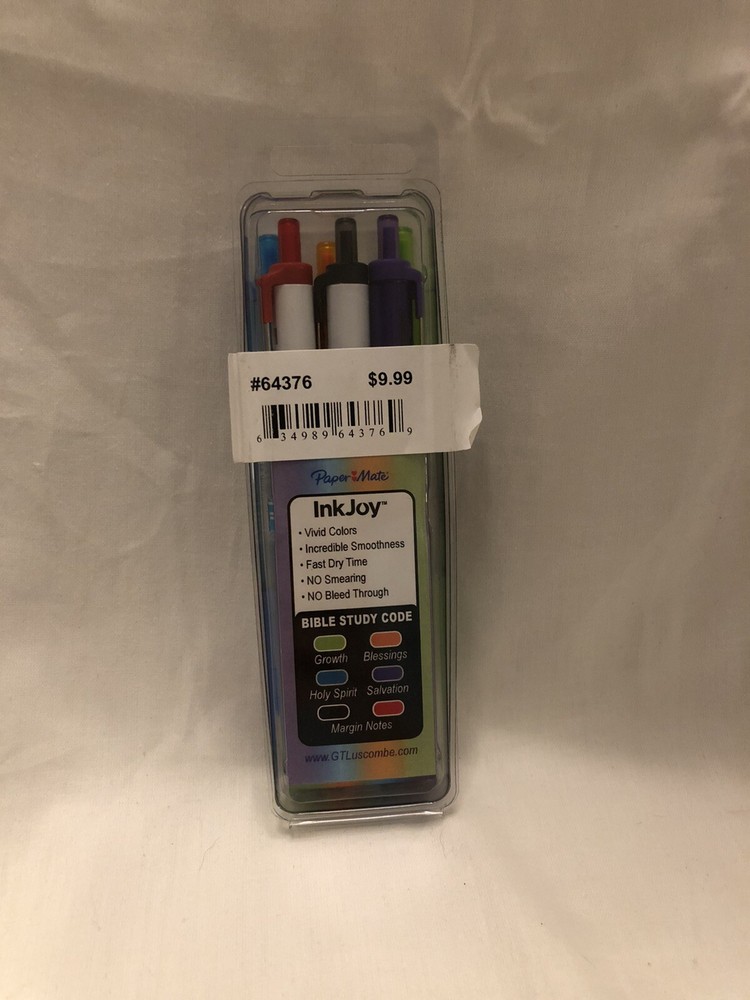 Paper Mate Ink Joy Bible Study No Bleed Underliner Pen 6 x Pc Painting Set WQ7