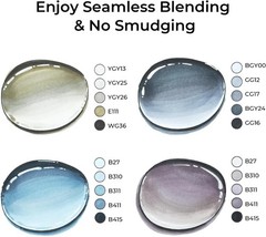 Ohuhu Alcohol Markers Brush Tip 36 Grayscale Colors w/ 1 Blender – Chisel & Fine