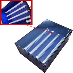 INTBUYING UV Exposure Unit 18×12 Inches Silk Area, blue