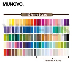Mungyo MOPV-120 Soft Oil Pastels WOOD Box Set of 120 – Assorted Color brand NEW