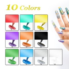 12 Colors Nail Art Pens Set 3D Nail Polish Pens Graffiti Dotting Pen Acrylic …