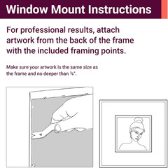 Duoframe 5×7 Solid Hardwood 2-in-1 Frame for Art, Photos & Wall Decor