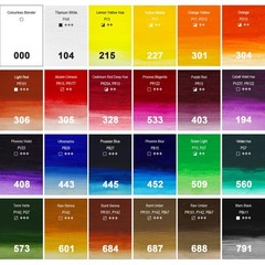 PHOENIX Professional Oil Paint Stick Water Soluable – Set of 24 Colors 37ml L…