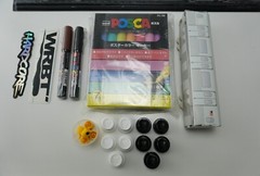 Graffiti Marker Lot Posca Motolow 3d Poster Train Art Supplies Spray Paint Caps