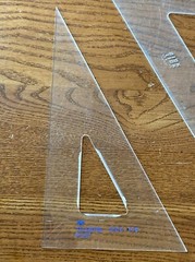 C-Thru 450 390 12” Alvin Teledyne Dick Felsenthal 45° Triangle Circle 8” 10” 12”