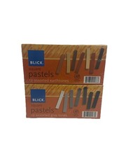 Blick Square Pastel Sticks. Assorted gray tones, assorted Earthtones. (2 Pack)