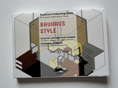 New Pepin 20 Postcard Coloring Book Bauhaus Style Modern Acid Free MoMA Art