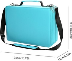 224 Slot Marker Case – Unfolding Art Tool Carrier with Adjustable Strap