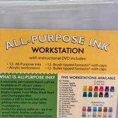 Tsukineko All-Purpose Ink Workstation County Fair #700 12 Inks 24 Fantastix New