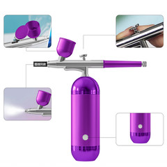 Portable Air Compressor Airbrush Kit for Painting Nail Art Tattoo and Spray Gun