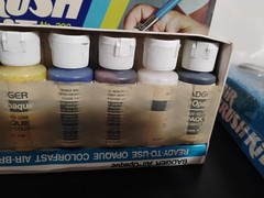 Vintage Badger Airbrush Kit No. 200 Brand New W/ Paint Box Wear